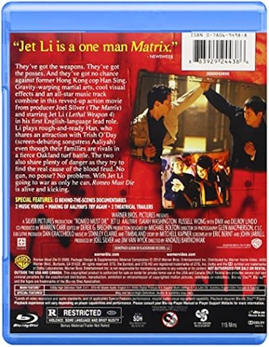 Romeo Must Die (BD) [Blu-ray] in Kuwait Whizz Action Adventure