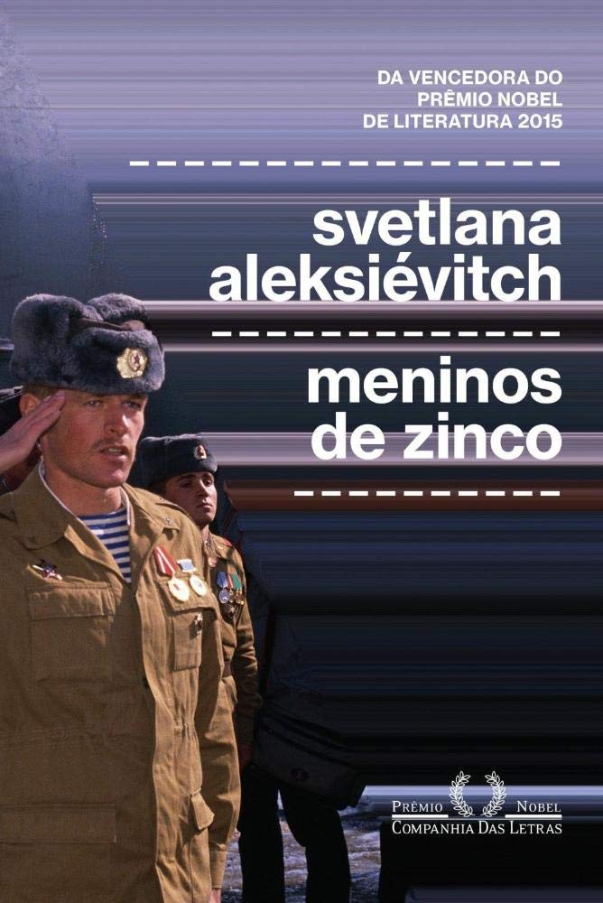 Livro 'Meninos de Zinco' de Svetlana Aleksiévitch
