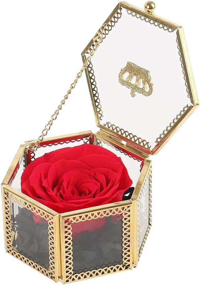 Mothers Day Flowers,Preserved Flower Rose,Never Withered Roses,Upscale Immortal Flowers,Gifts Women,Her,Girls,Sister, Mother's Day,Valentine's Day,Anniversary,Birthday,Wedding (X.red)