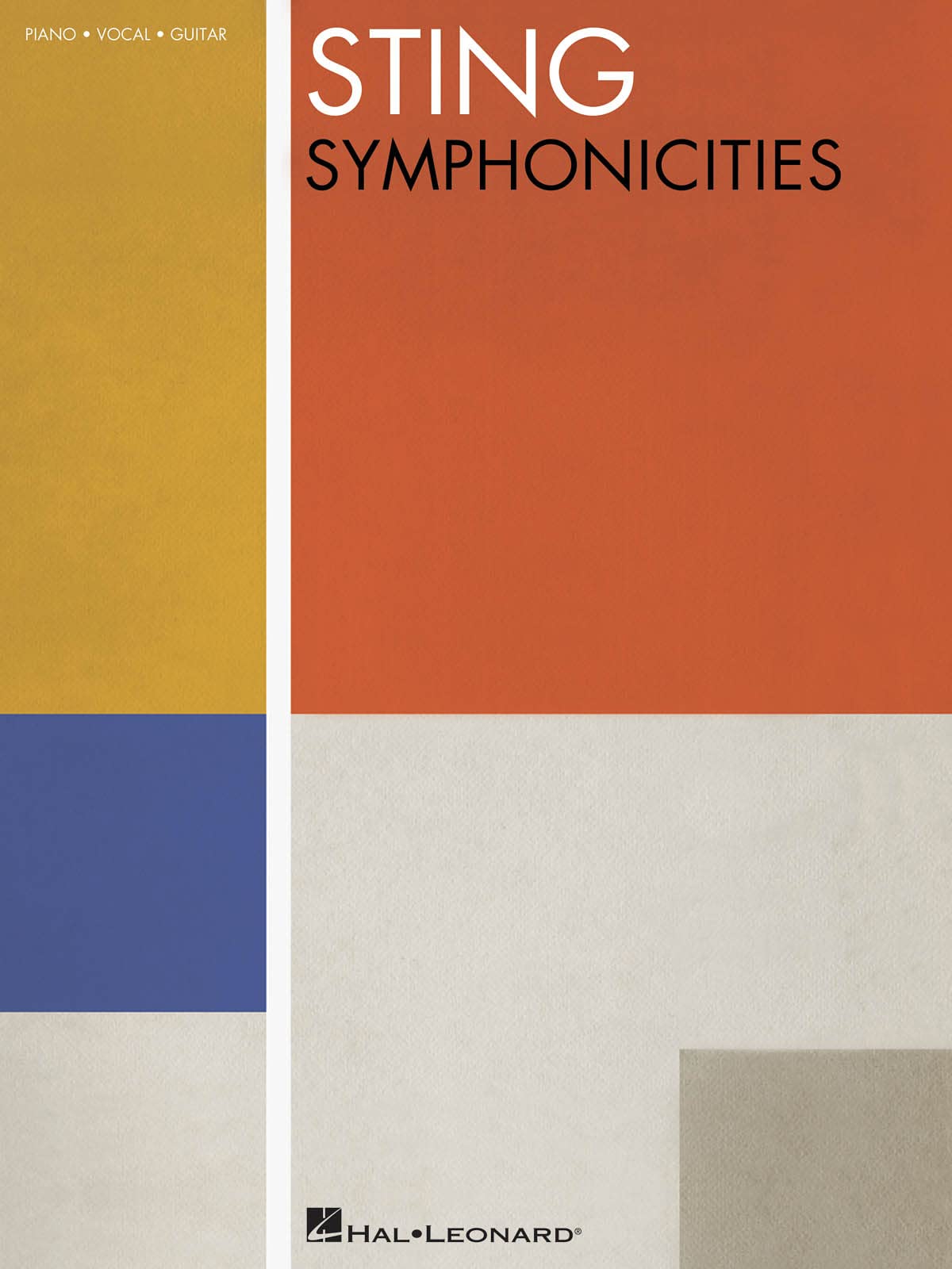 Sting Symphonicities Piano Vocal Guitar Bk