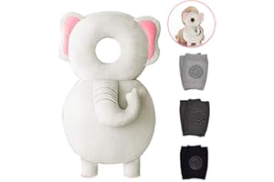 Okydoky Baby Safe Protector Cushion & Knee Pads for Crawling,Toddlers Safety Pad Adjustable Backpack,Baby Back Protection for