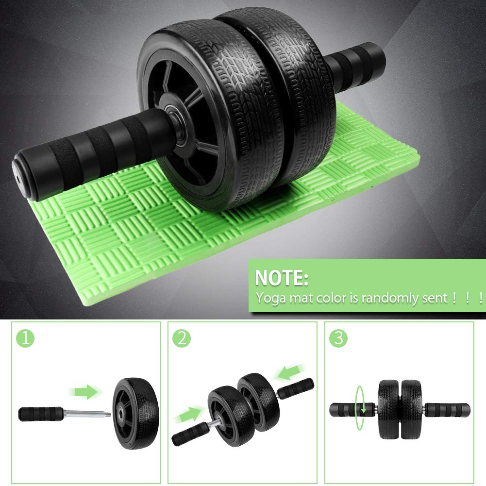 Abdominales Rodillo Abdominal AB para Entrenamiento de Abdominales con