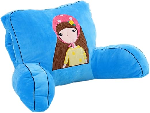 Amazon Com Mlotus Lovely Girls Blue Backrest Pillow Cushion Kids