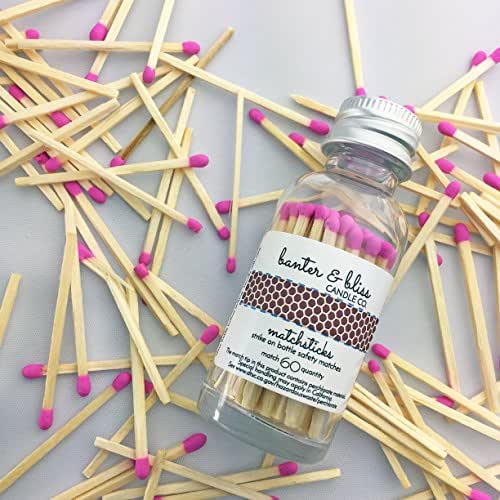 Amazon.com: Banter & Bliss™ Match Bottle with Striker · 60 Pink Safety