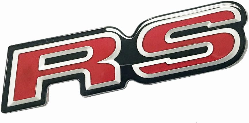 Pimall- RS Premium PMMA Acrylic Sticker Vehicle-logo Badge Emblem