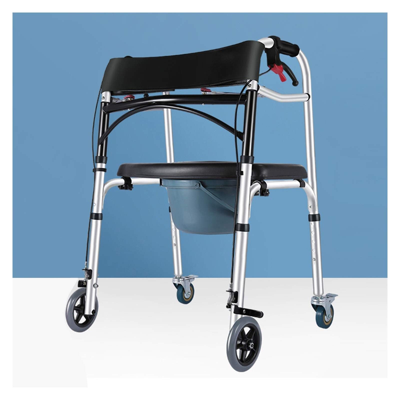 Buy 4 Wheels Walking Frames for Disabled, Walking Frame with Seat for
