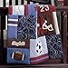 NoJo Play Ball, 9-Piece Crib Bedding Set, Navy/Red/Indigo/Ivory/Brown