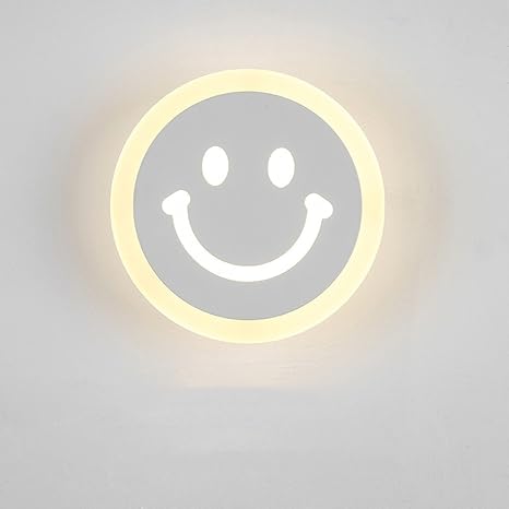 Umweltschutz LED-Wandleuchten, Nordic Bügeleisen weiß Acryl dekorative