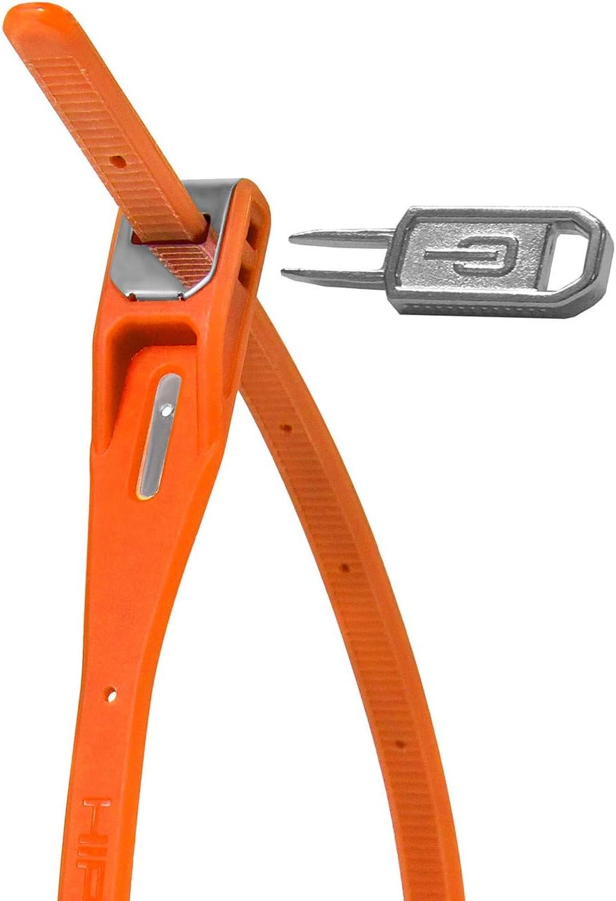 Hiplok Z LOK Bike Lock, Orange. Bicycle Lock/Motorcycle Helmet Lock. Award Winning - Image 4
