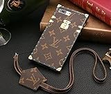 iPhone 8 Plus Case, MCA New Brown Leather Back Cover Case for iPhone 8 Plus and 7 Plus