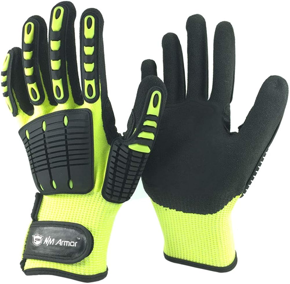 Anti Vibration Oilproof Cut Resistant Safety Work Glove