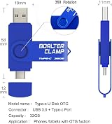 BORLTER CLAMP 32GB USB-C 3.0 Flash Drive 2-in-1 for Android Phones Tablets PC view 6