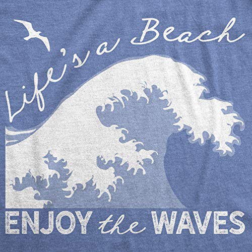 Womens-Lifes-A-Beach-Enjoy-The-Waves-Tshirt-Cute-Vacation-Tee