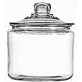 Anchor Hocking 3 Quart Heritage Hill Glass Jar with Lid (2 piece, all glass, dishwasher safe)