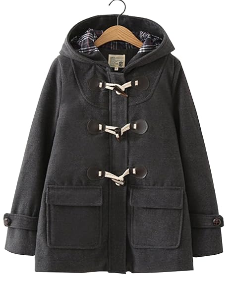 Amazon アウター ダッフルコート レディース 学生 高校生 ジュニア