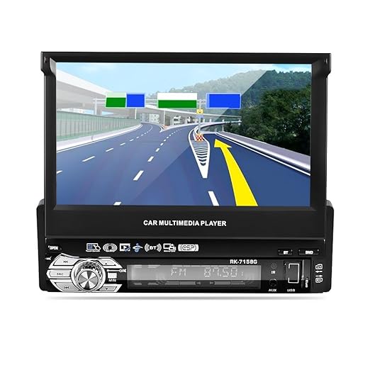 title=Lettore MP5 per auto, LESHP 7 "HD Touch Screen Navigatore GPS Bluetooth Radio 1
