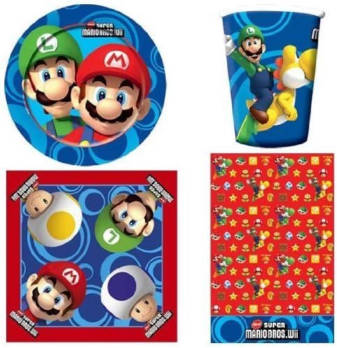 Super Mario Party Tableware Pack for 8