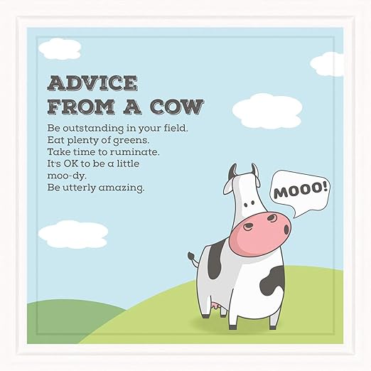 Amazon Com Cow Gifts Unique 7x7 Tile Artwork Gift For Cow