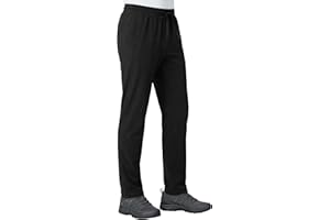 TUREFACE Men's Track Pants Lightweight Athletic Stretch Pants Elastic Waist Sweatpants with Pockets