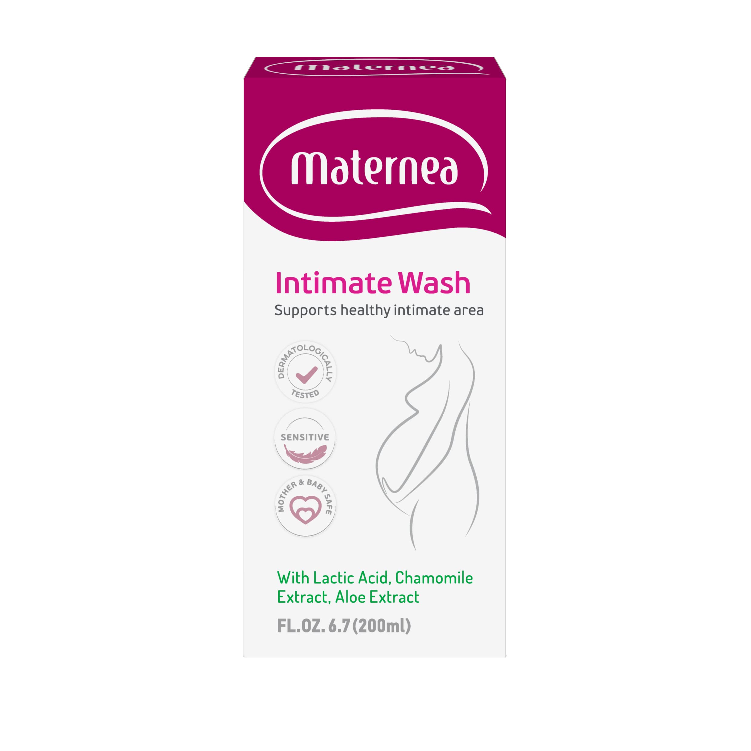 Maternea Intimate Wash Gel - Specially Developed for use During Pregnancy and After Birth (200 ml)