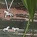 Boma Jewelry Sterling Silver Origami Horse Stud Earrings