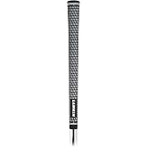 Lamkin Crossline Golf Club Grip, Standard, .60 Round, For Maximum Feel and Stability, Black/White