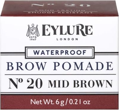 Eylure Brow Pomade Mid Brown Long-Lasting Water Humidity Proof Sculpt Shade
