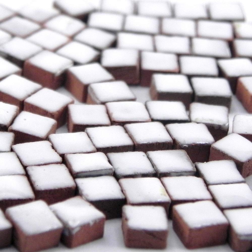RW02 Mini Mosaic 5 mm Ceramic Pack of 500 White
