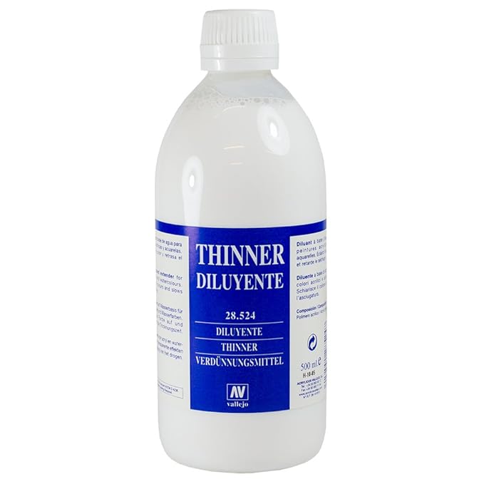Vallejo Acrylic Thinner Medium 500ml Amazon.co.uk Kitchen & Home