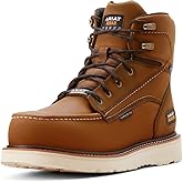 ARIAT mens Rebar Wedge Moc Toe 6" Waterproof Composite Toe Work Boot