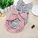 eBoot 6 Pieces Twist Bow Wire Headband Retro Bowknot Polka Dot Stripe Wire Hair Holders for Women and Girls, Multicolor