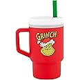 Infantino My 1st Tumbler Limited Edition – Adorable Miniature Tumbler with Leak-Resistant Straw and Toddler-Friendly Handle, Encourages Hydration, Easy to Clean, 9 fl. oz, Grinch Red