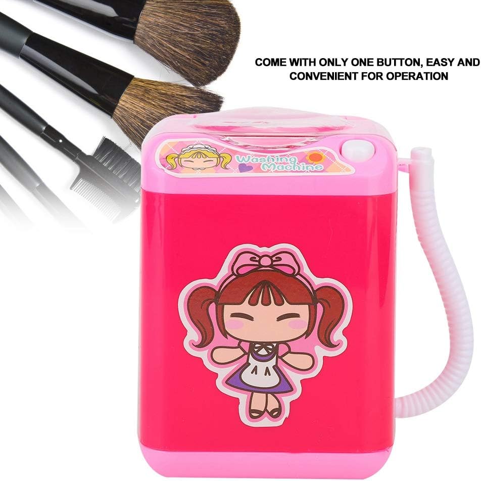 Mini Washing Machine, Mini Portable Simulation Washing Machine for Make up Brushes with Dehydration Function - Image 5