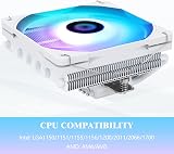 Thermalright AXP120-X67 WHITE ARGB Low Profile CPU Cooler 67mm AM4 LGA1700 view 4