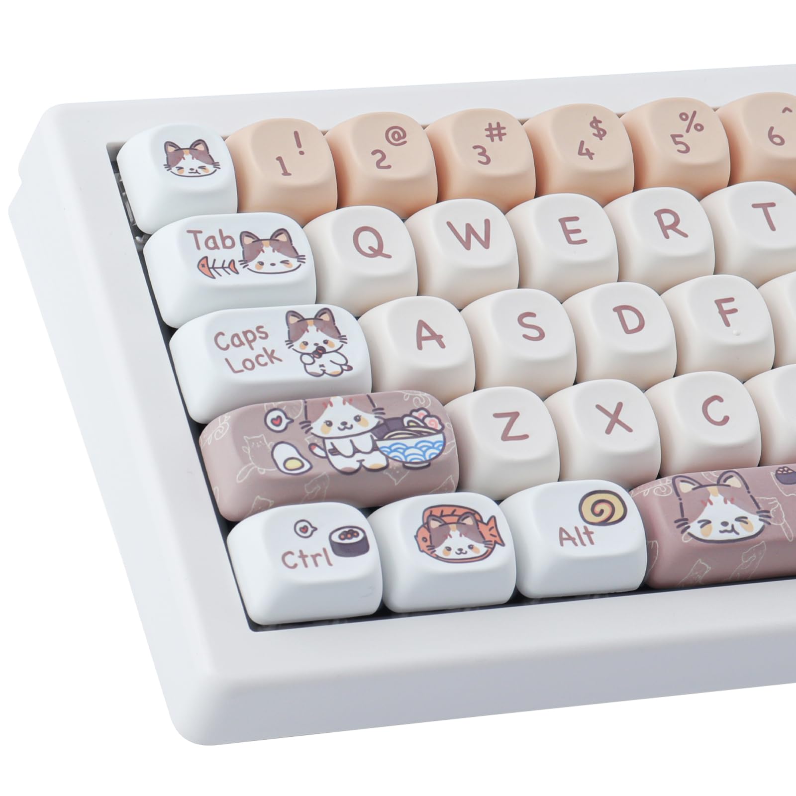 Mua PBT Keycaps 143 Keys Cute Keycaps DyeSublimation Kittycat Keycaps