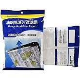 1 packs of kitchen oil blotter on the hood filter paper. Easy to clean 16.9"*17.7" (12 pieces/pack) *1 packs