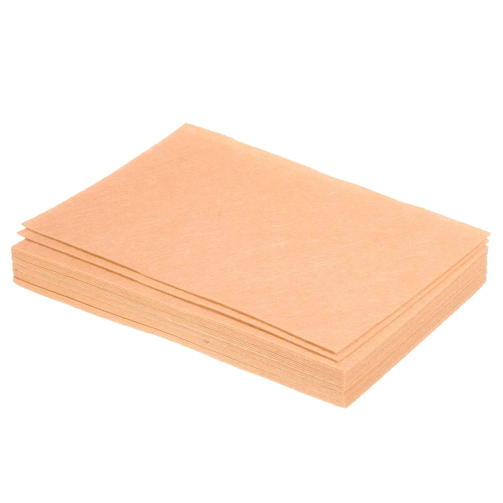 PATIKIL Soft Felt Sheets Fabric Craft Sheets Beige 12 Inch x 8 Inch for DIY, Hobby, Decoration Pack of 24