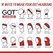 GOT Sports Tube Bandana - Neck Gaiter for Women & Men, Face Mask, Neck Wrap, Head Scarf, Curly Hair Sleep Protection - Breathable, Lightweight Microfiber (Kurama)