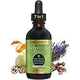 Go Nutrients Intestinal Edge – Gut Cleanse for Humans with Wormwood, Black Walnut, Clove - Detox Liquid for Women, Men, Children & Adults - Organic Herbal Support for Digestion & Wellness – 2oz