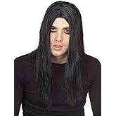 Rubies Evildoer Black Wig for Adults, Men's No Size