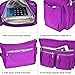 Vbiger Shoulder Bags Messenger Handbags Multi Pocket Waterproof Crossbody Bags (Purple 2)