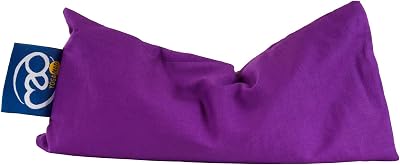 Yoga-Mad Eye Pillow 100% Organic Cotton Lavender Linseed Filled Purple