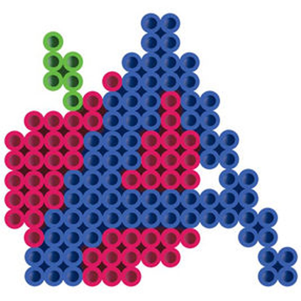 Perler Beads Large Square Pegboards for Kids Crafts, 4 pcs Buy Online in UAE. Arts Crafts