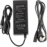 LEDMO Power Supply, Transformers,LED Adapter, 12V, 5A Max, 60 Watt Max, for LED Strip