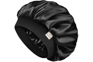 YANIBEST Bonnet for Men Hair Bonnet for Sleeping Double Layer Satin Bonnets for Black Women Curly Hair Sleep Cap
