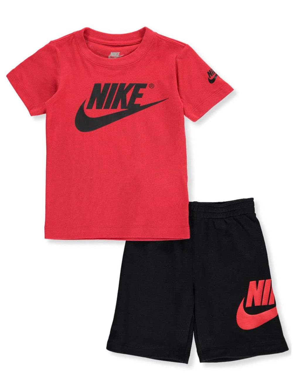 red nike shorts outfit