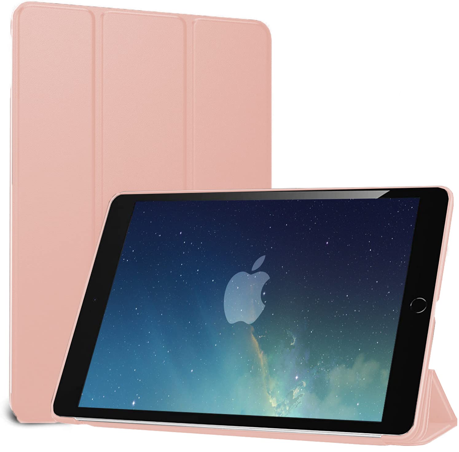 FSPRO Case for iPad 9th Generation, Slim Smart Case for iPad 10.2 Inch for iPad (2021/2020/2019) 9th/8th/7th Gen, Case for iPad 9th Generation -Case For iPad 10.2 With Auto Wake/Sleep(Rose)