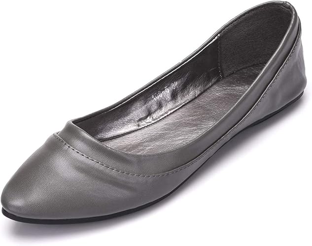 Amazon Com Women S Flats Comfy Pointy Toe Ballet Slip On Dress
