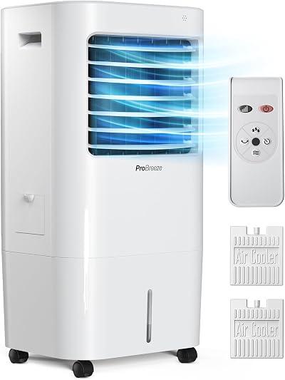 Pro Breeze 4-in-1 Air Cooler with 10L Tank, Remote, Timer, Oscillation