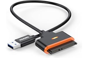 FEMORO SATA to USB 3.0 Adapter, USB to SATA III Hard Drive Adapter Cable, USB A SATA Adapter Converter Support UASP Compatibl